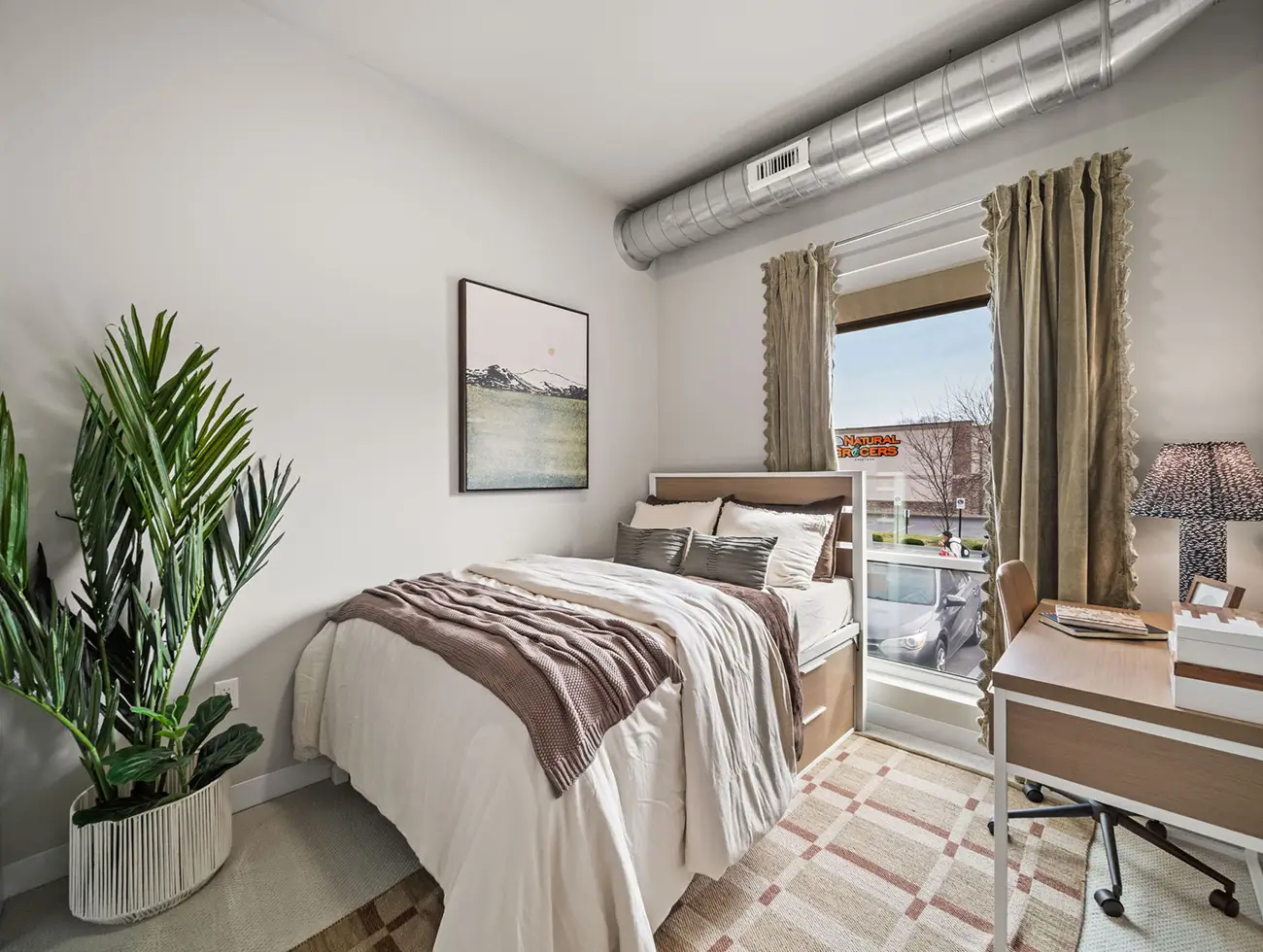 furnished bedroom