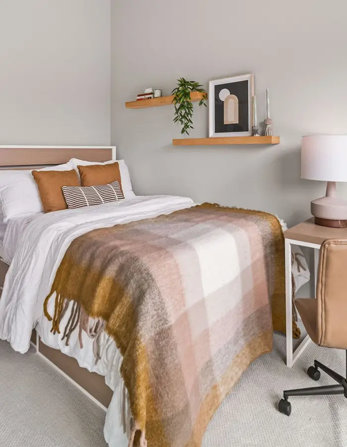 furnished bedroom