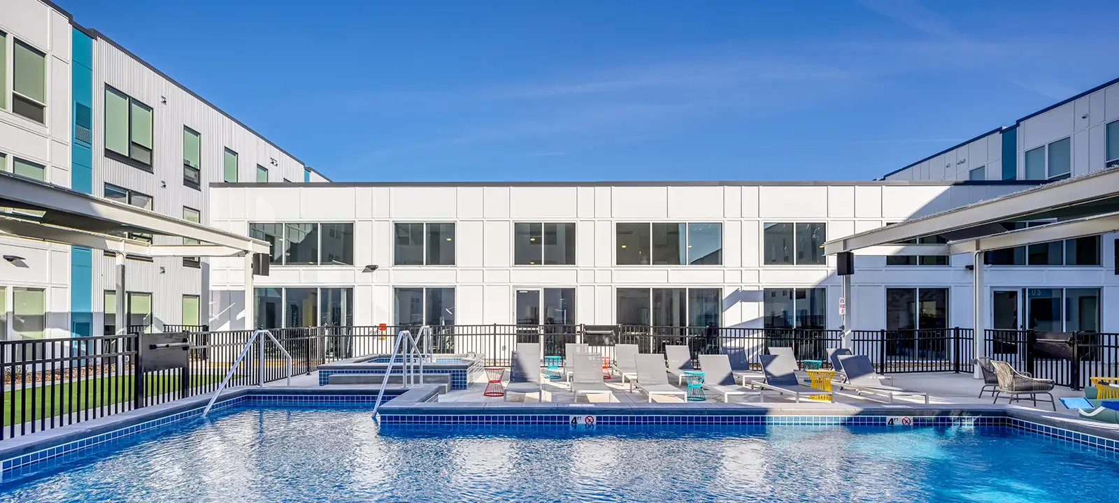 resort style pool
