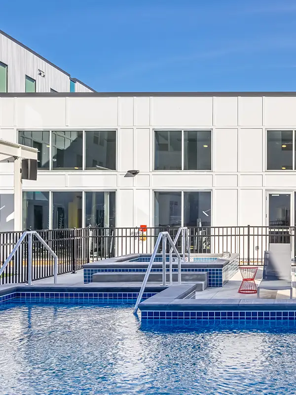 resort style pool