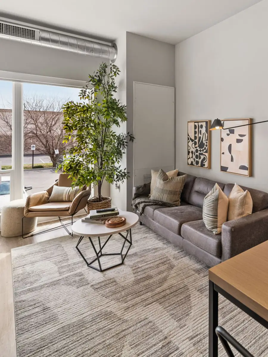 furnished living space