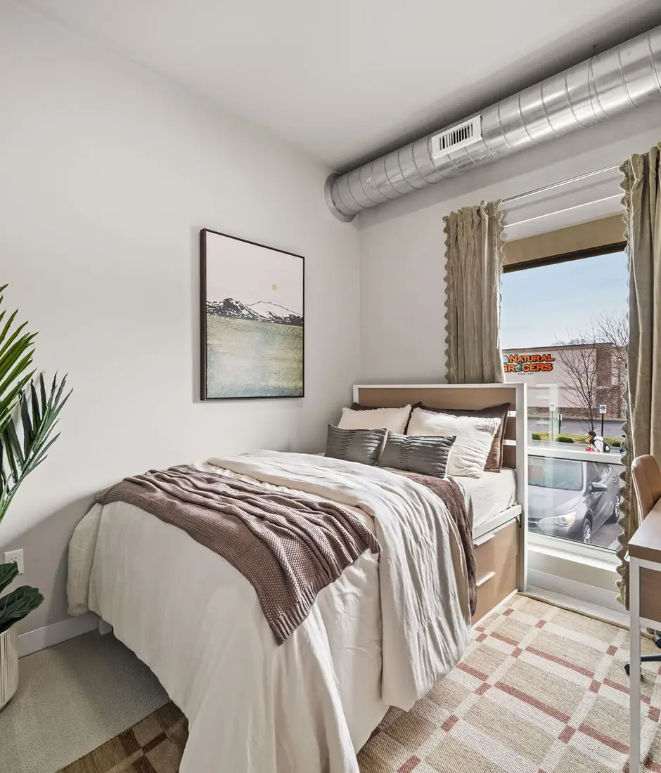 furnished bedroom
