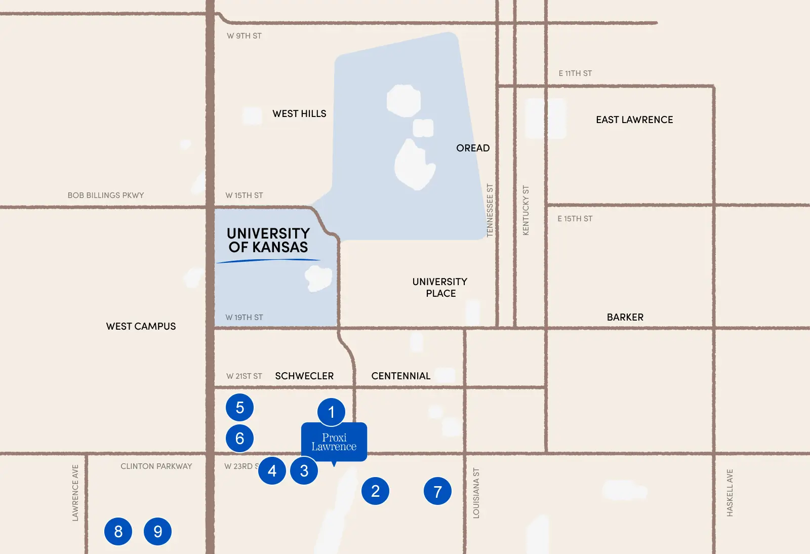 map of local retail