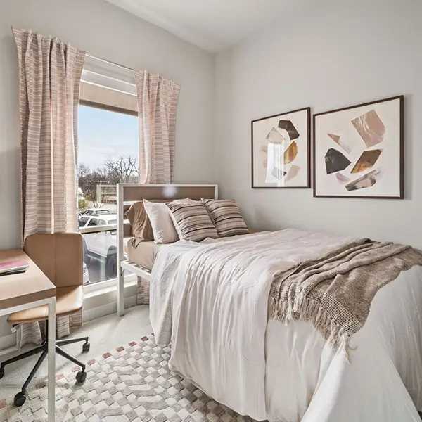 furnished bedroom