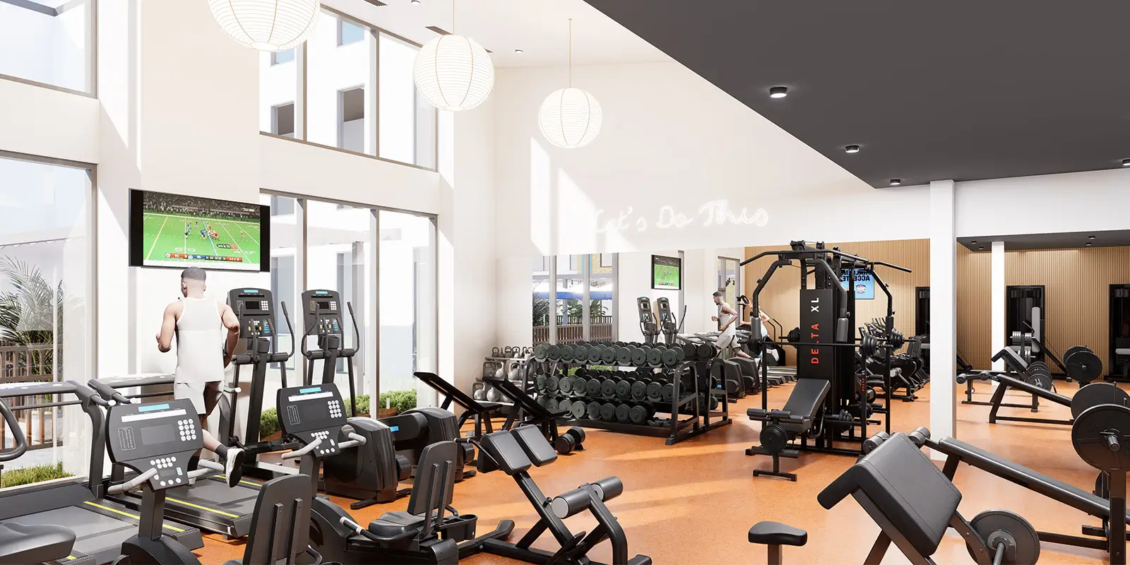 modern fitness center